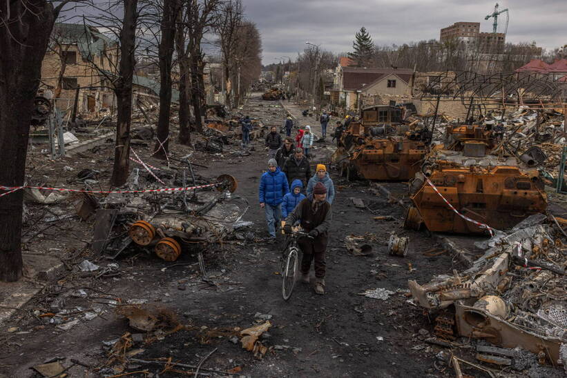 Oblicza wojny w Ukrainie. Fot. PAP/EPA/ROMAN PILIPEY