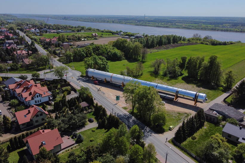 Kolumna „Wash Tower”. Fot. PAP/Szymon Łabiński