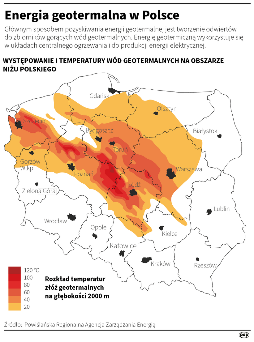 Energia geotermalna w Polsce, autor: PAP/Maciej Zieliński, Maria Samczuk