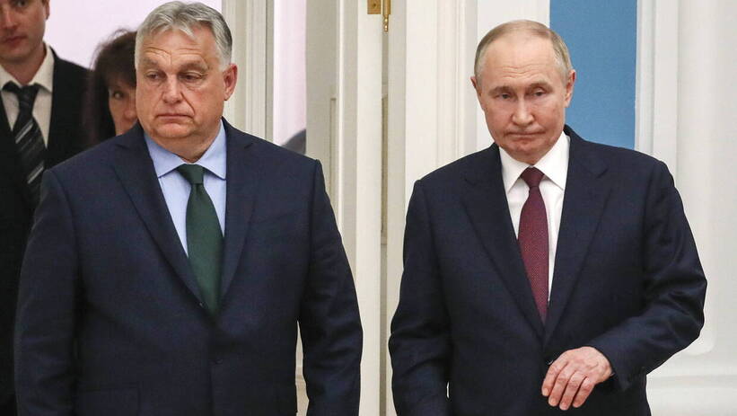 Виктор Орбан, Владимир Путин, fot. PAP/EPA/YURI KOCHETKOV