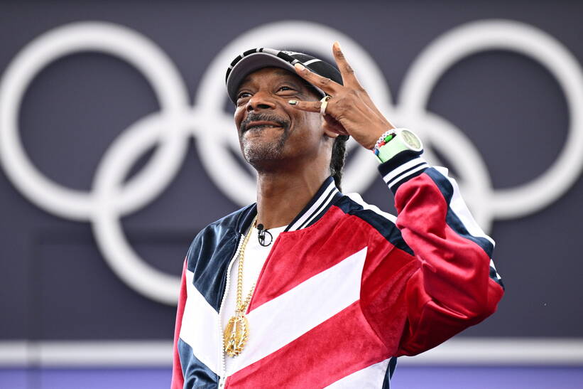 Amerykański raper Snoop Dogg inauguruje nową dyscyplinę olimpijską fot. PAP/