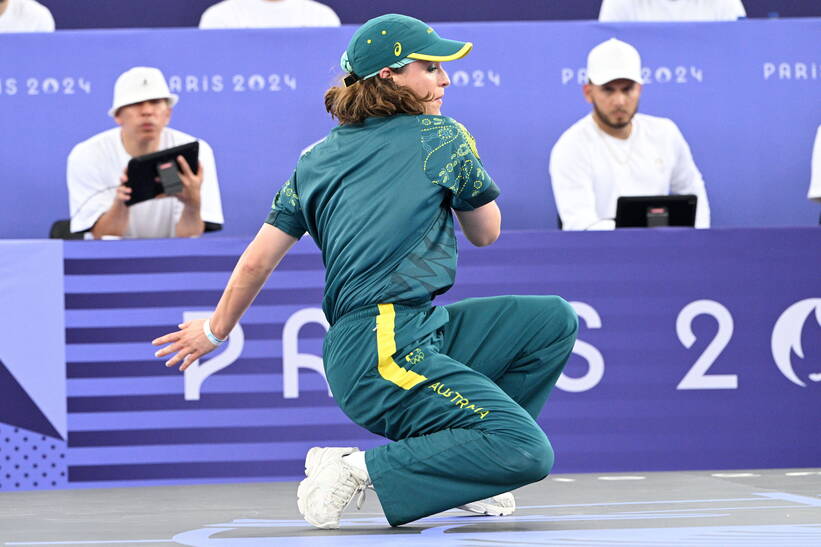 B-Girl Raygun z Australii fot. PAP/ EPA/CAROLINE BLUMBERG