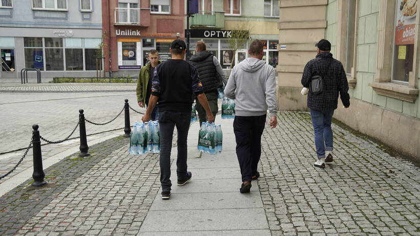 Szpital w Nysie został całościowo ewakuowany, fot. PAP/Sławomir Pabian