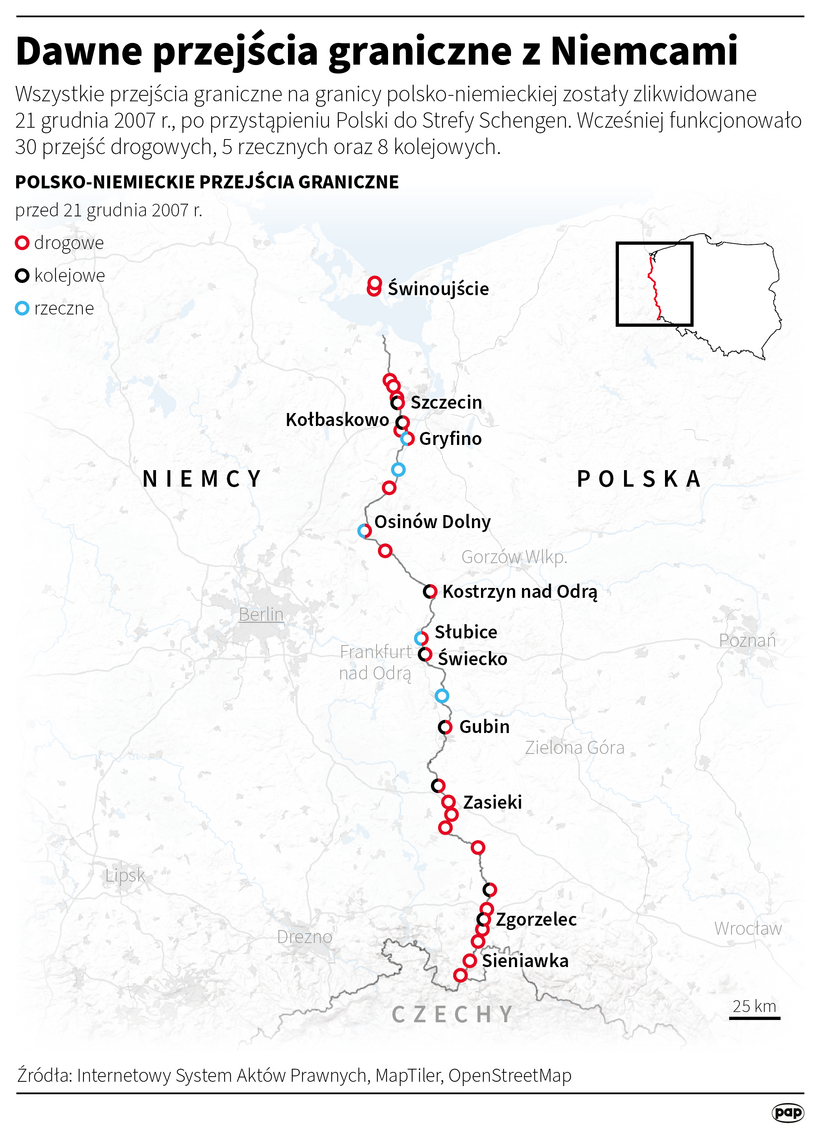 Dawne przejścia graniczne z Niemcami Autor: Maciej Zieliński