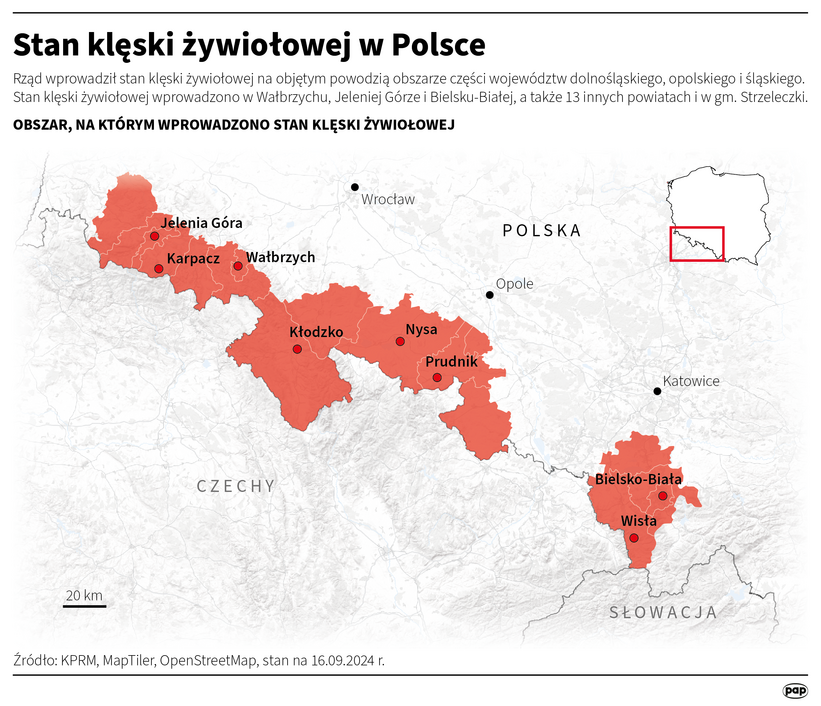 Stan klęski żywiołowej w Polsce Autor: Maciej Zieliński