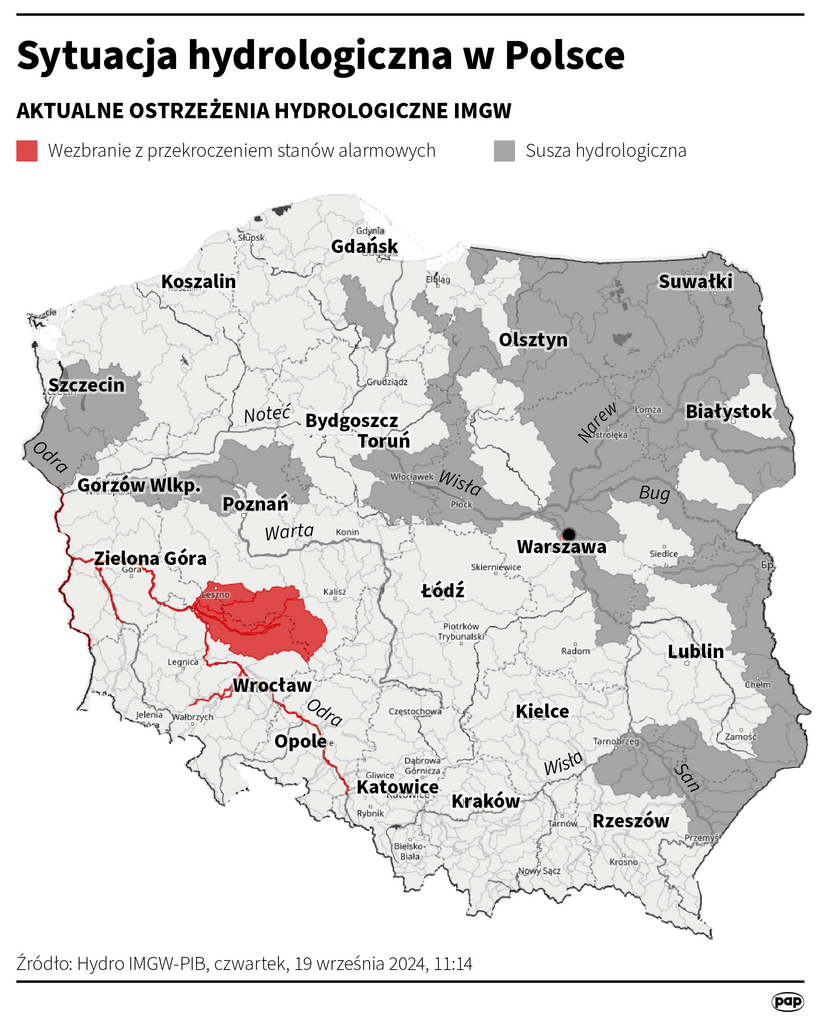 Sytuacja hydrologiczna w Polsce Autor: Adam Ziemienowicz