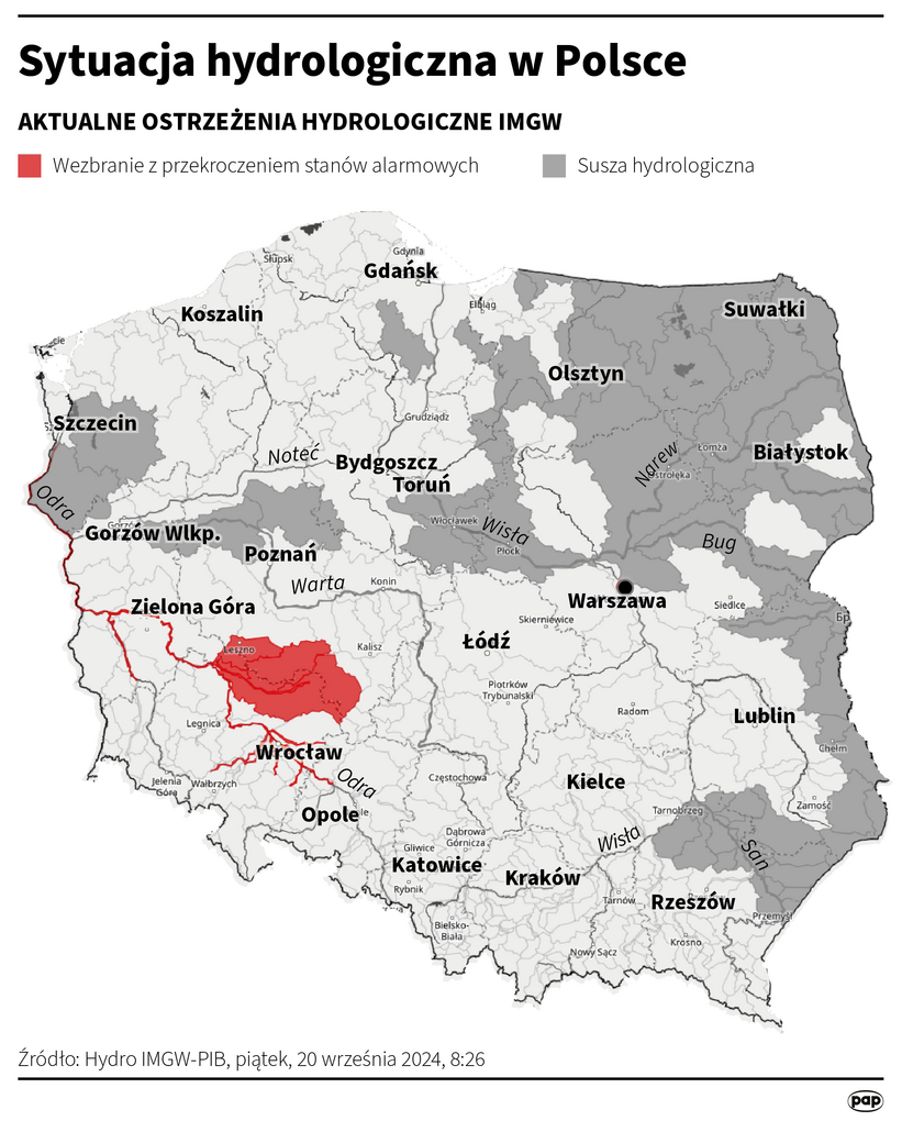 Sytuacja hydrologiczna w Polsce Autor: Adam Ziemienowicz 