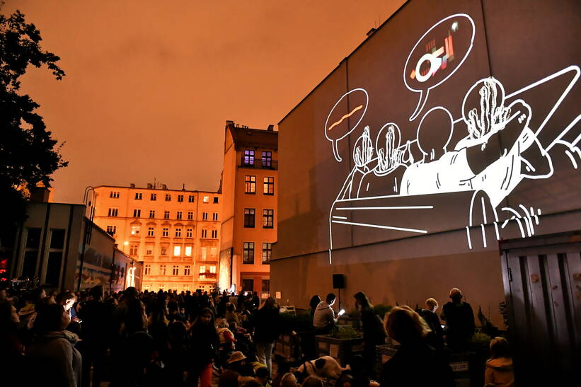 Kinomural we Wrocławiu. Fot. PAP/Maciej Kulczyński