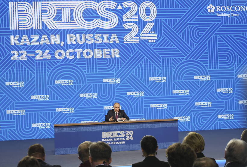 Путин на Cаммите BRICS в Казани. Fot. PAP/EPA/MAXIM SHIPENKOV