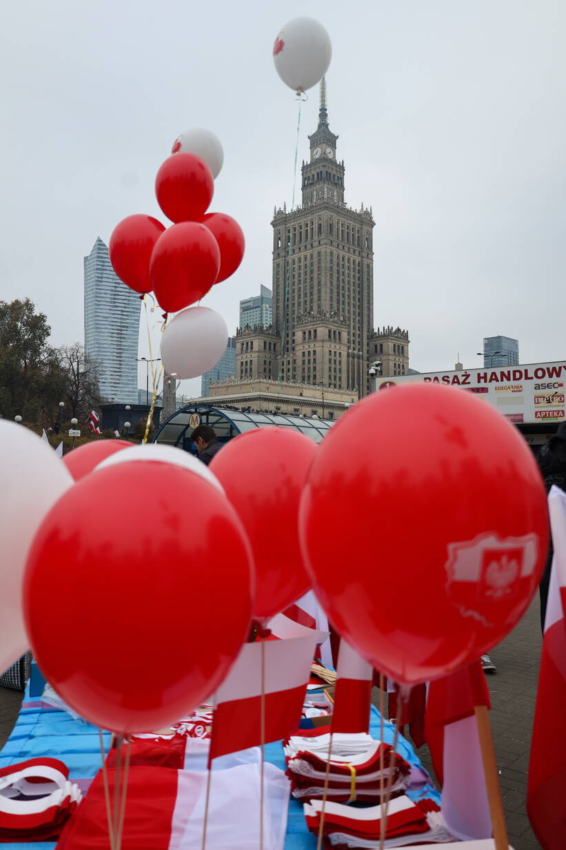 Marsz Niepodległości Fot. PAP/Albert Zawada