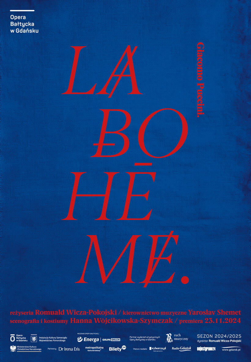 Plakat "La Bohème", fot. mat. pras.