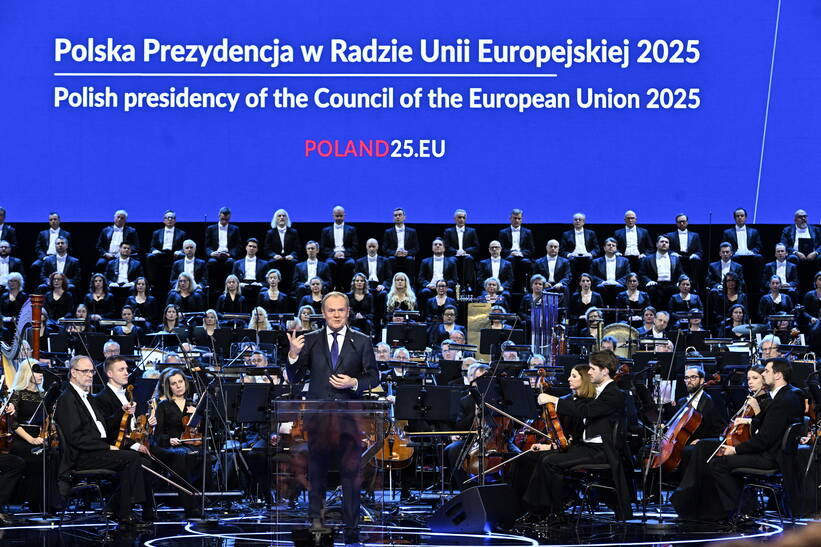 Gala otwarcia polskiej prezydencji w Radzie Unii Europejskiej. Fot. PAP