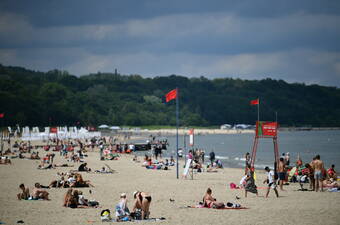 Plaża na Helu. Fot. PAP/Jerzy Ochoński 