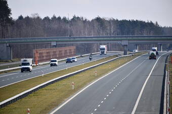 Autostrada. Fot. PAP/Przemysław Piątkowski