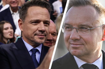 Rafał Trzaskowski i Andrzej Duda. Fot. Jarek Praszkiewicz/Marcin Obara